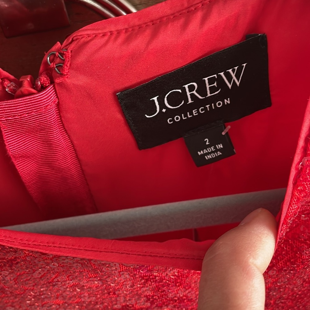 J. Crew Bombshell fitted sequins mini dress, size 2; new - Picture 6 of 8